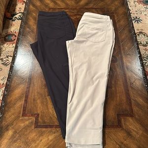 lululemon athletica Men's Pants - Black and Beige